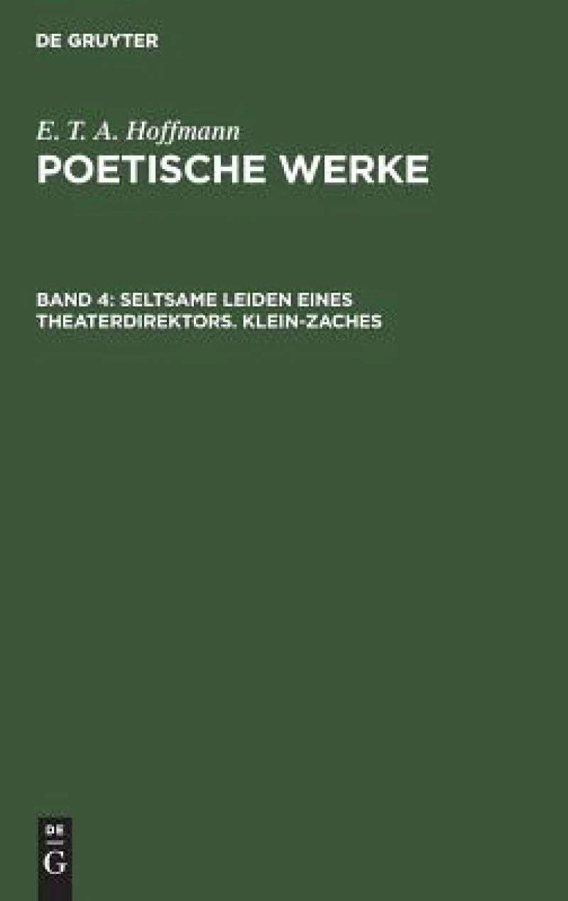 Seltsame Leiden Eines Theaterdirektors. Klein-zaches
