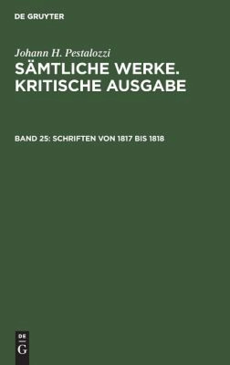 Schriften Von 1817 Bis 1818
