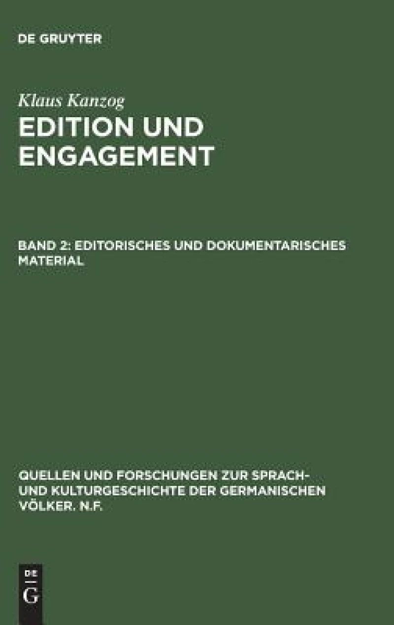 Editorisches Und Dokumentarisches Material