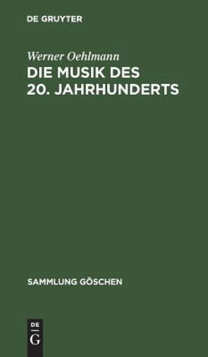 Musik des 20. Jahrhunderts
