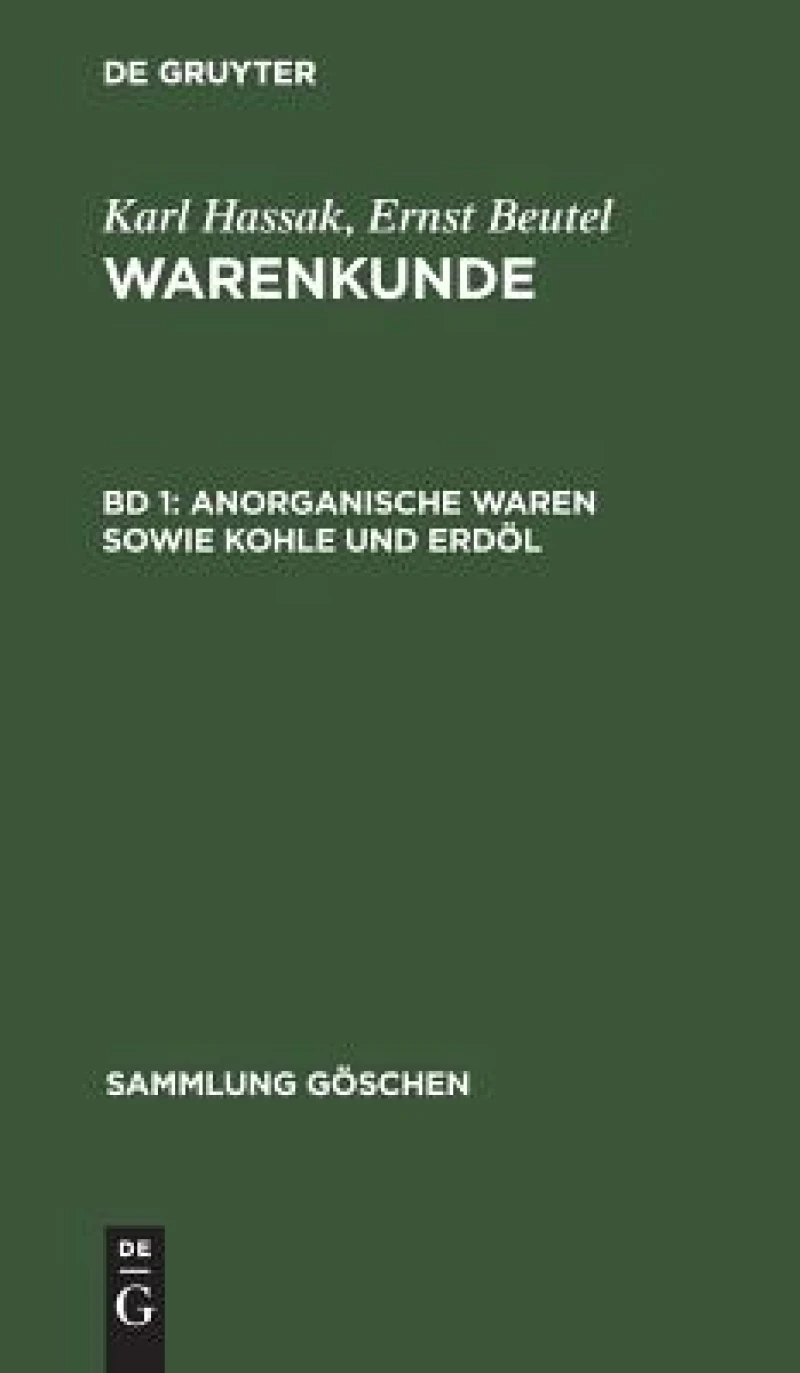 Anorganische Waren sowie Kohle und Erdöl