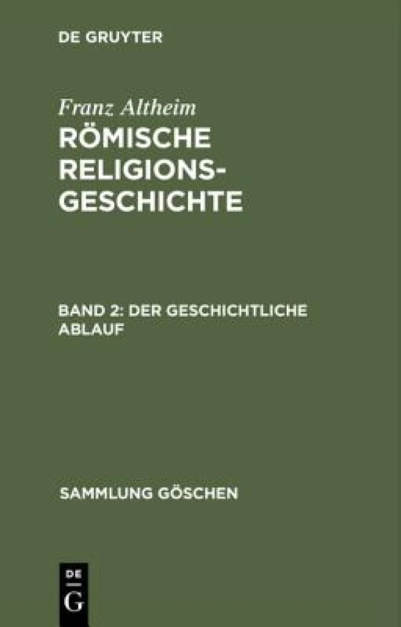 geschichtliche Ablauf