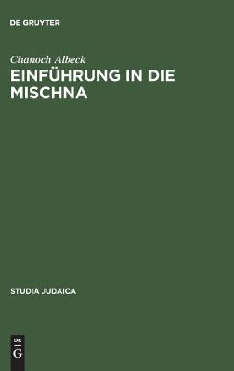 Einführung in Die Mischna