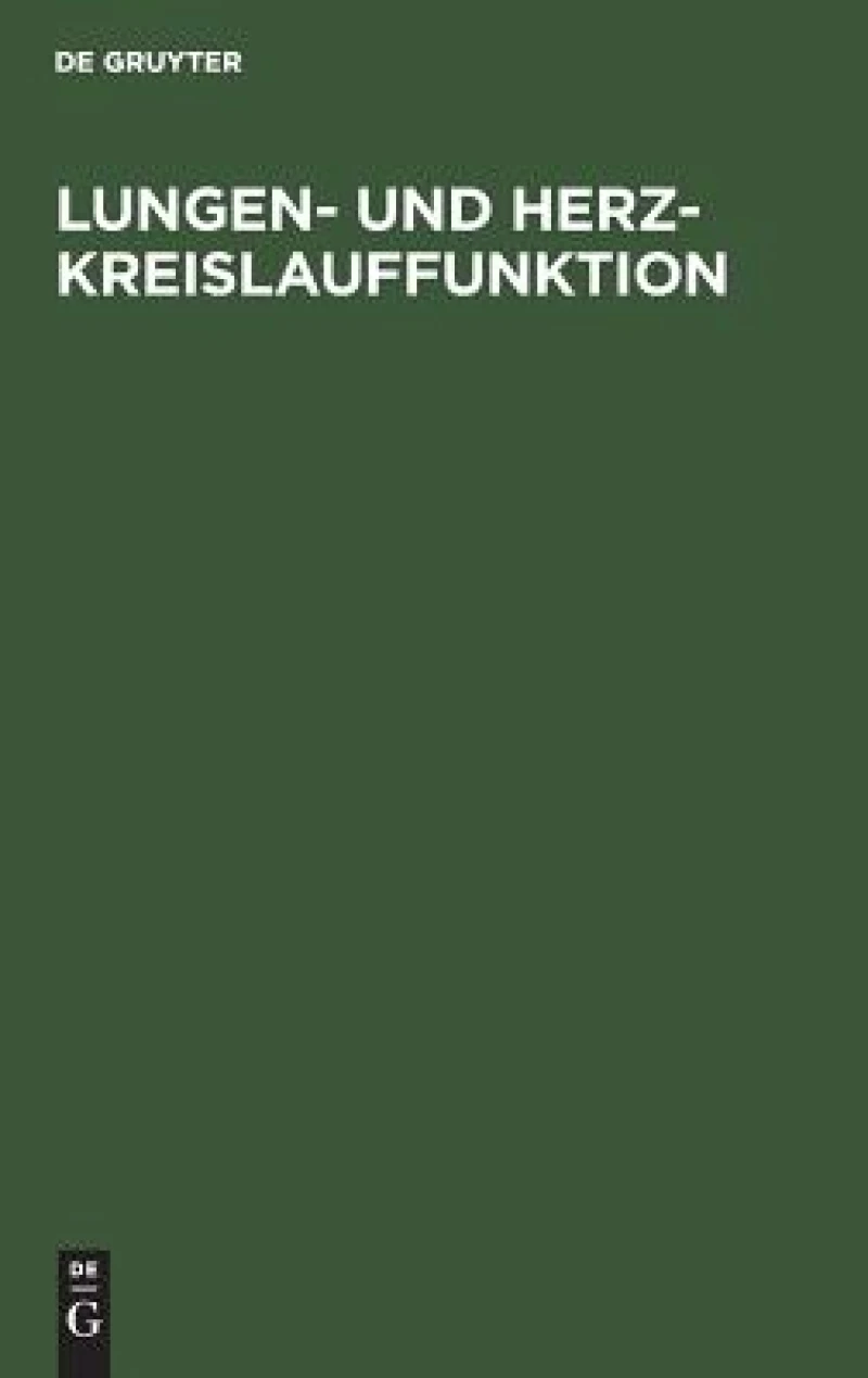 Lungen- und Herz-Kreislauffunktion