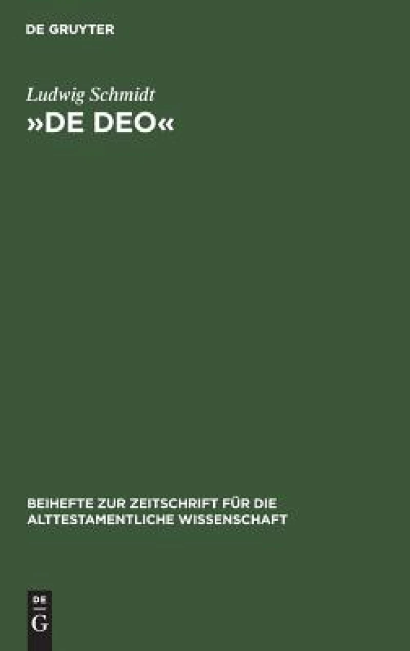 »De Deo«