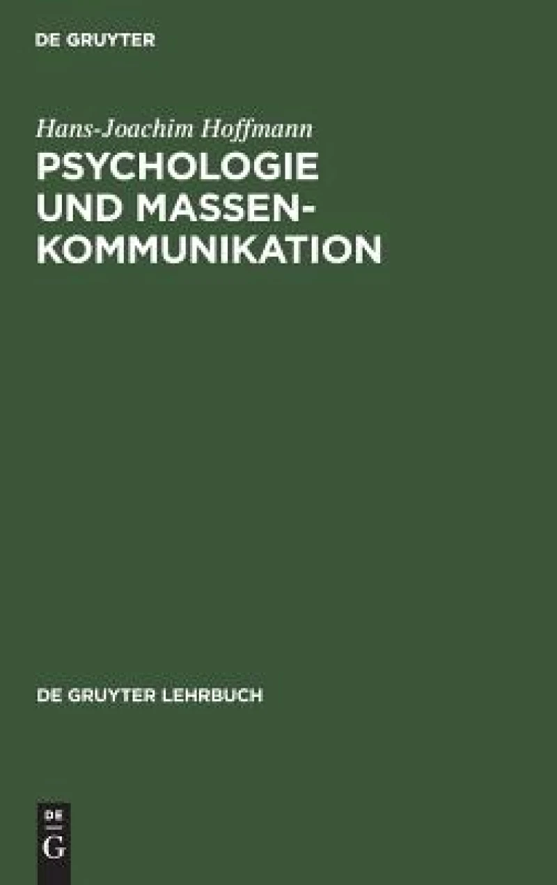 Psychologie Und Massenkommunikation