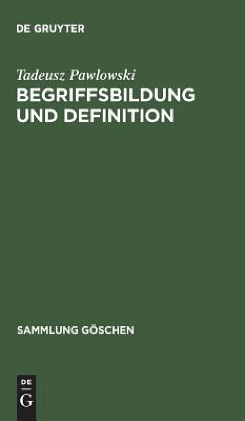 Begriffsbildung Und Definition