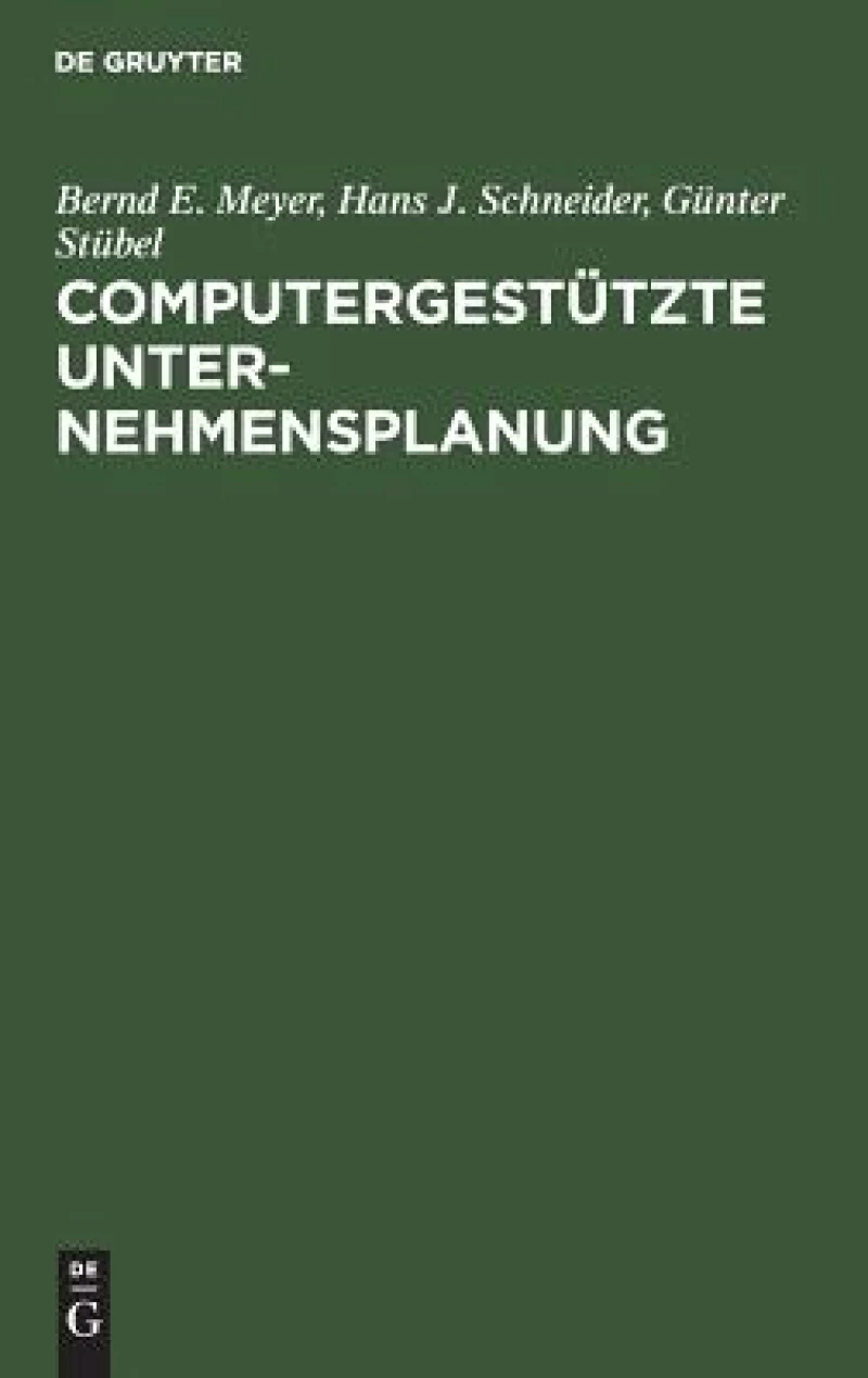 Computergestützte Unternehmensplanung
