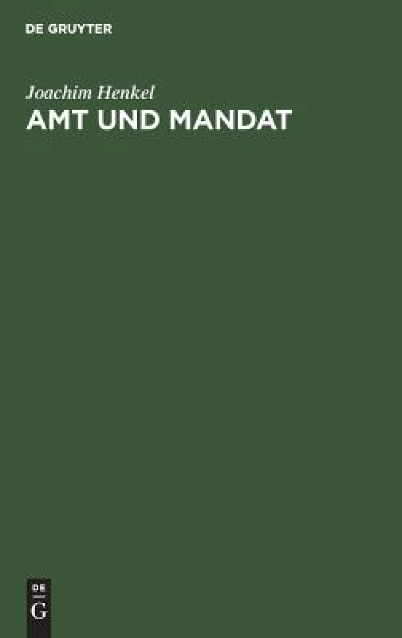 Amt Und Mandat