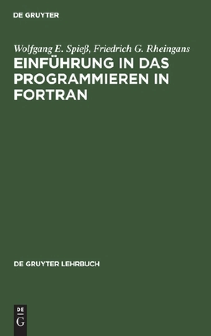 Einführung in Das Programmieren in Fortran