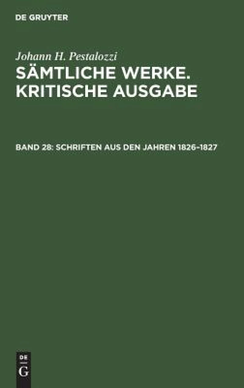 Schriften aus den Jahren 1826–1827