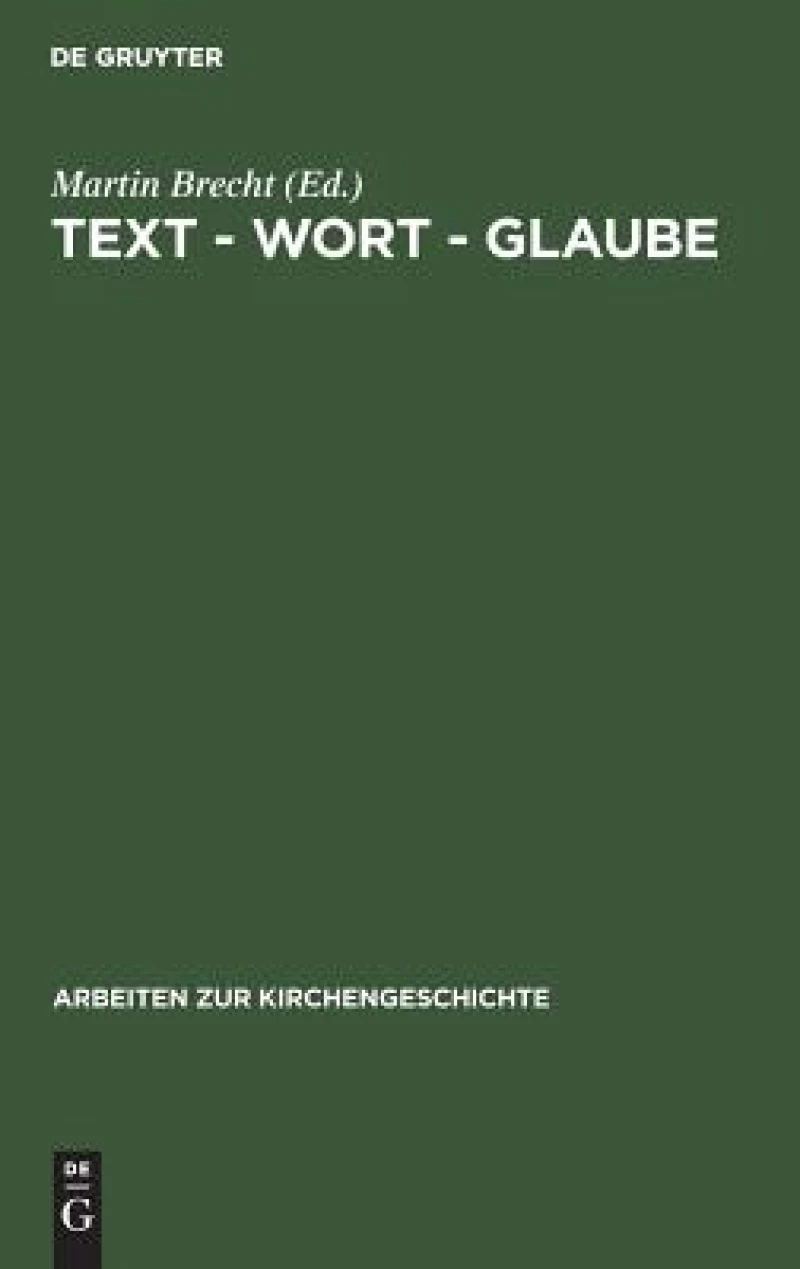 Text - Wort - Glaube