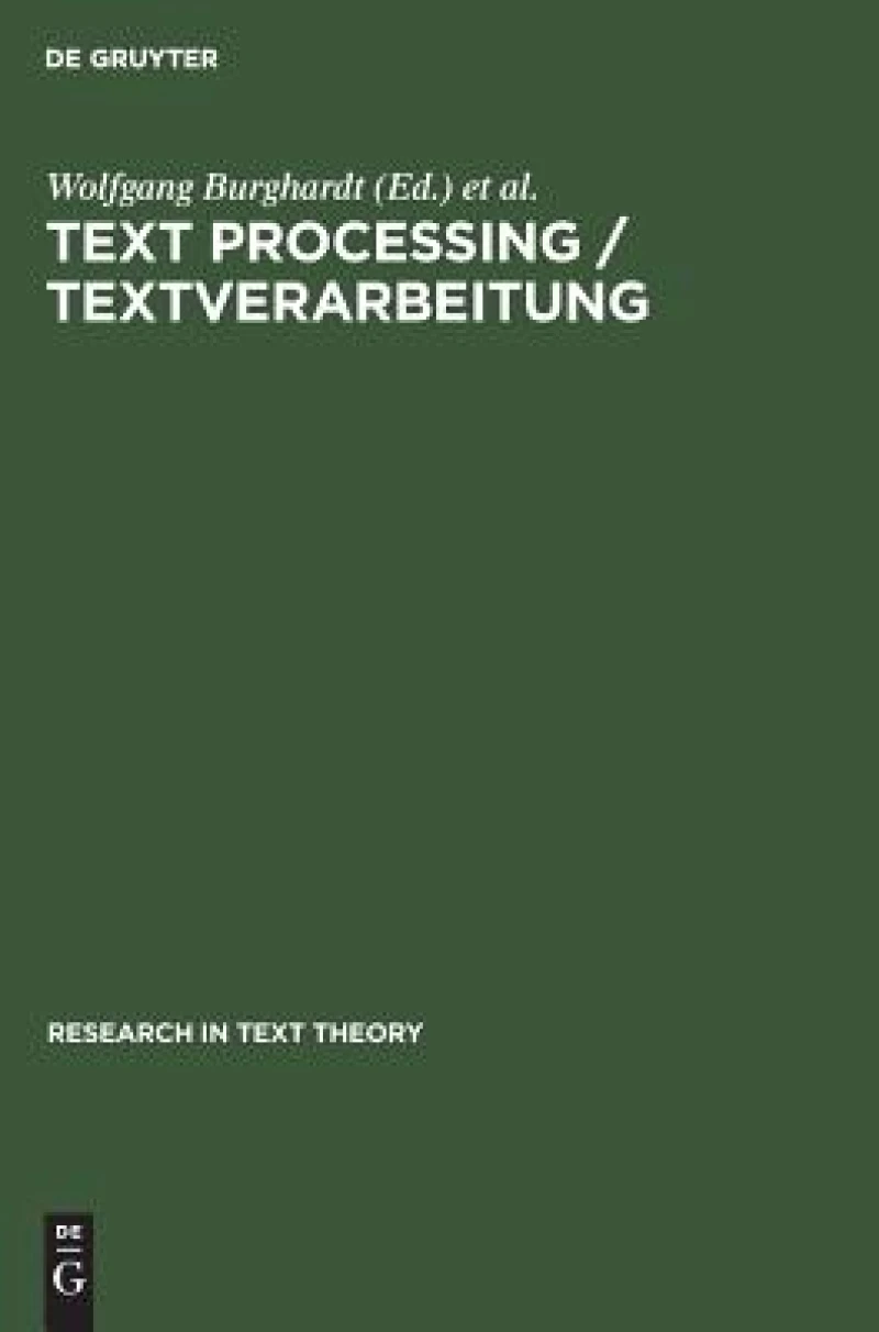 Text Processing / Textverarbeitung