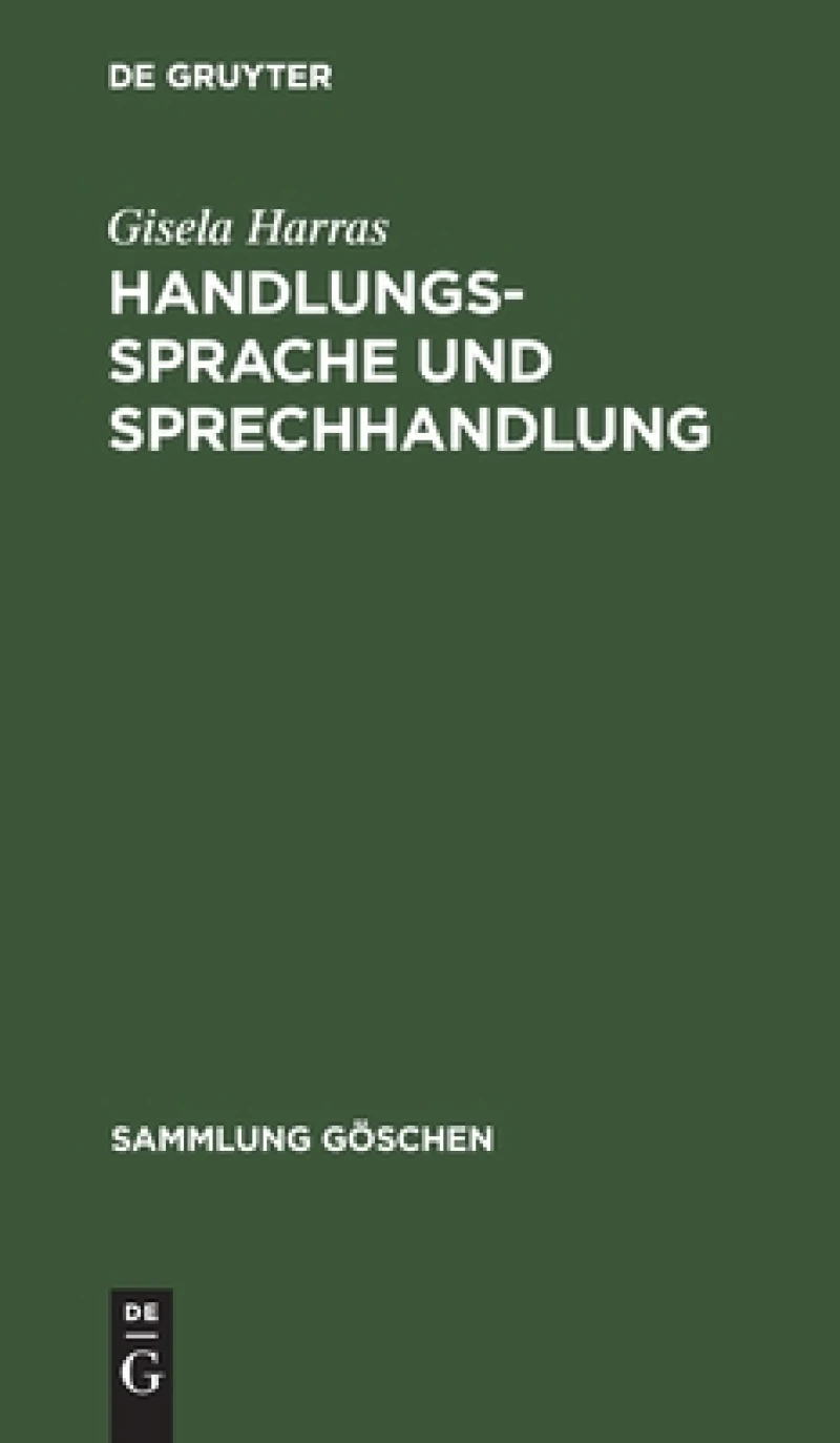 Handlungssprache Und Sprechhandlung