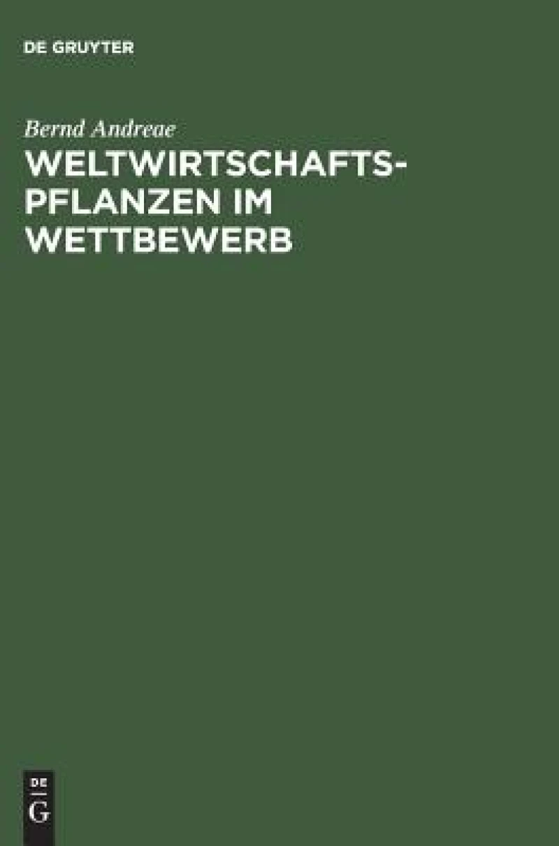 Weltwirtschaftspflanzen Im Wettbewerb