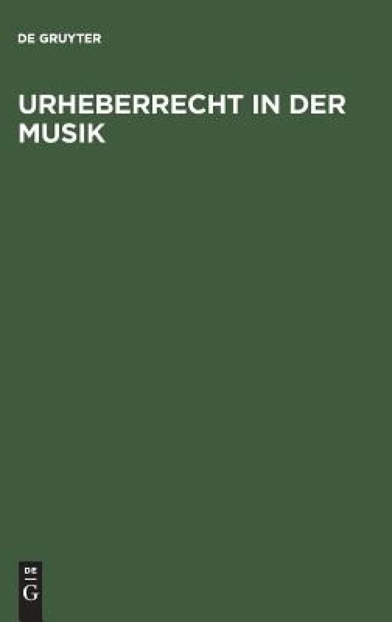 Urheberrecht in der Musik