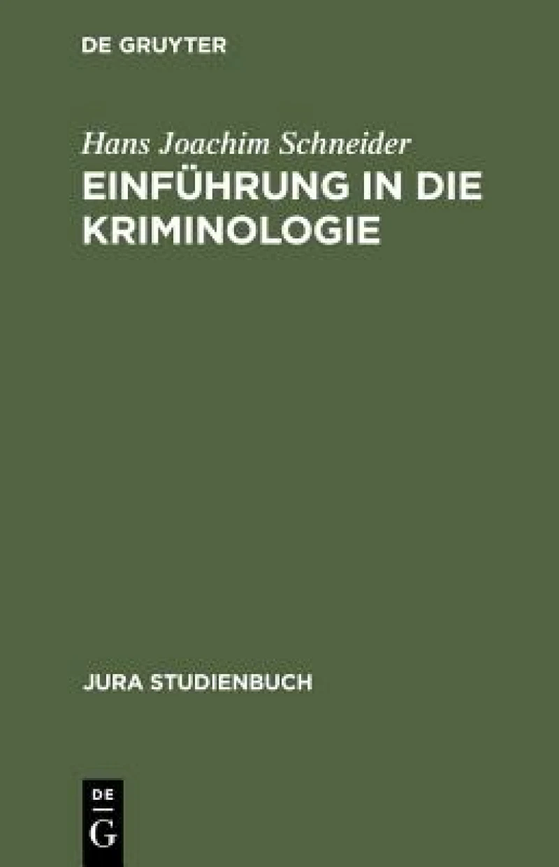 Einführung in die Kriminologie