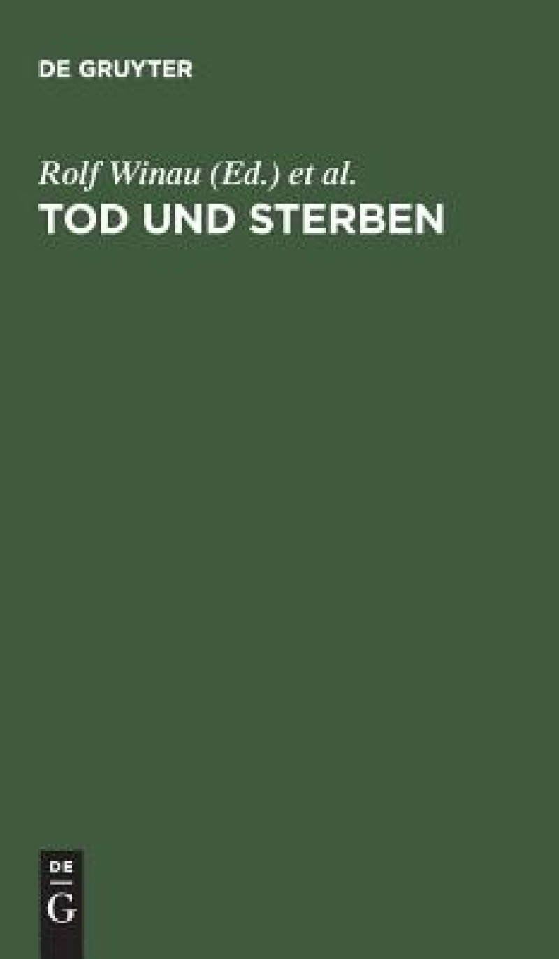Tod Und Sterben