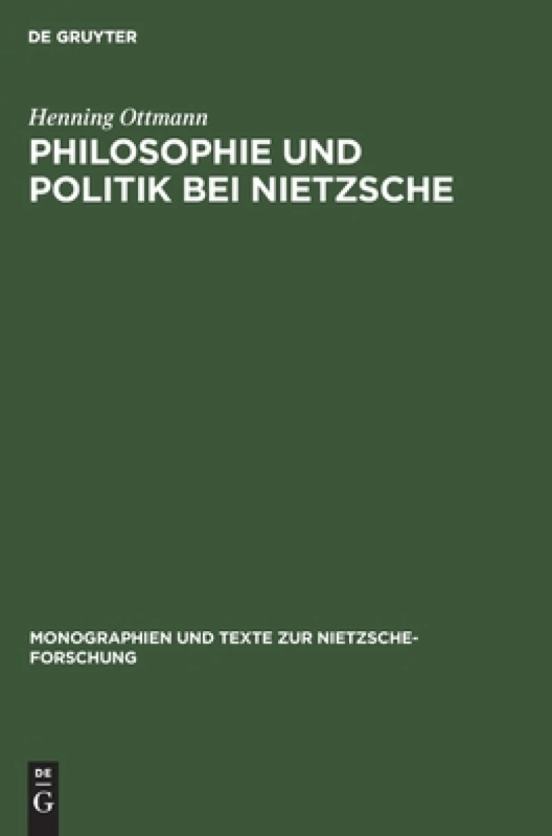Philosophie Und Politik Bei Nietzsche