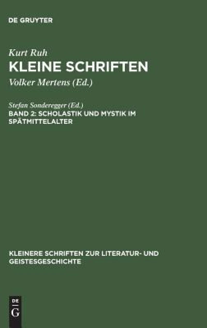 Scholastik und Mystik im Spätmittelalter