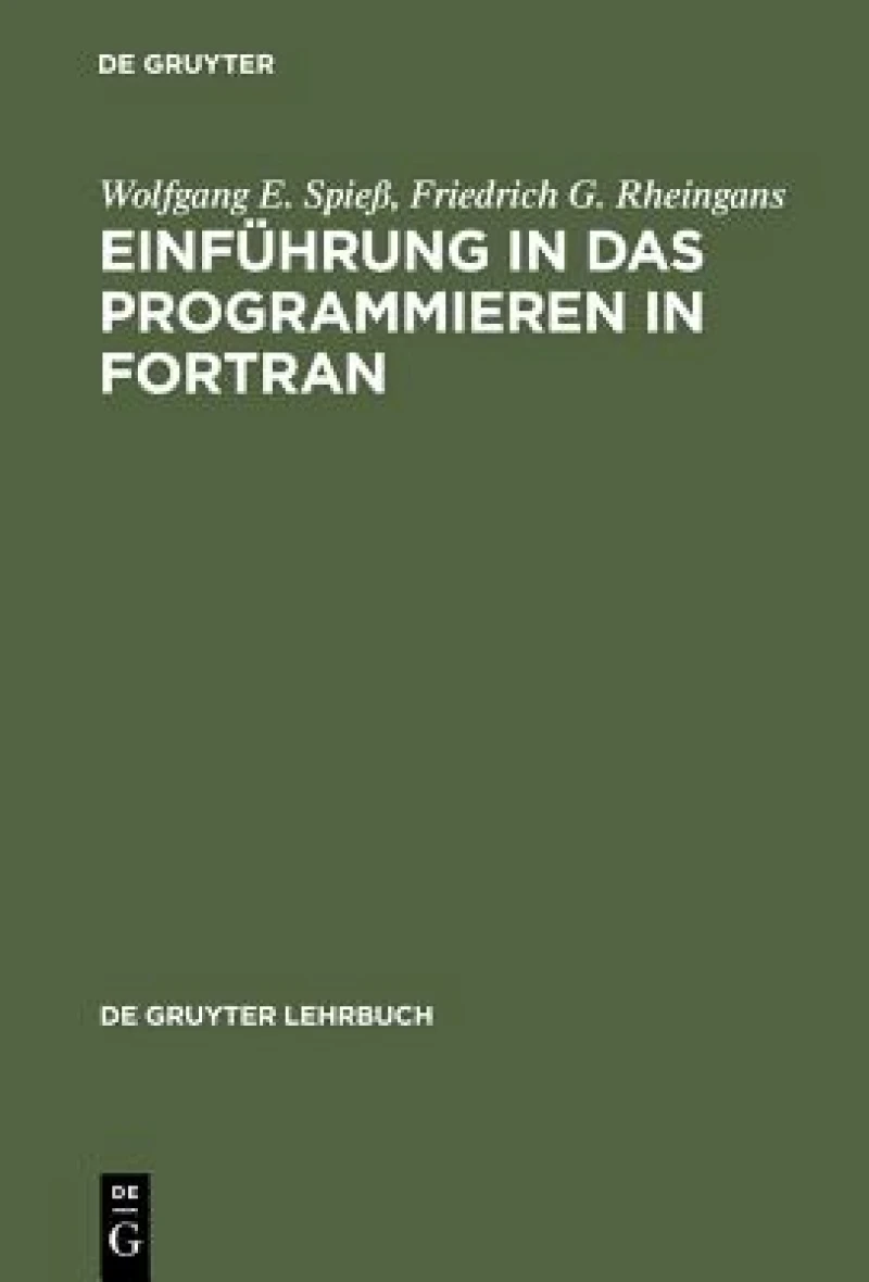 Einführung in Das Programmieren in Fortran