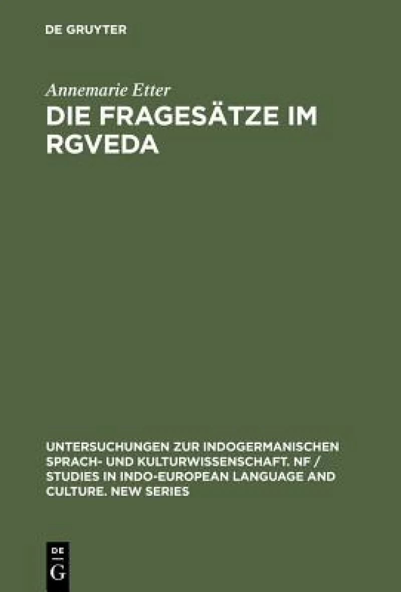 Die Fragesätze Im Rgveda