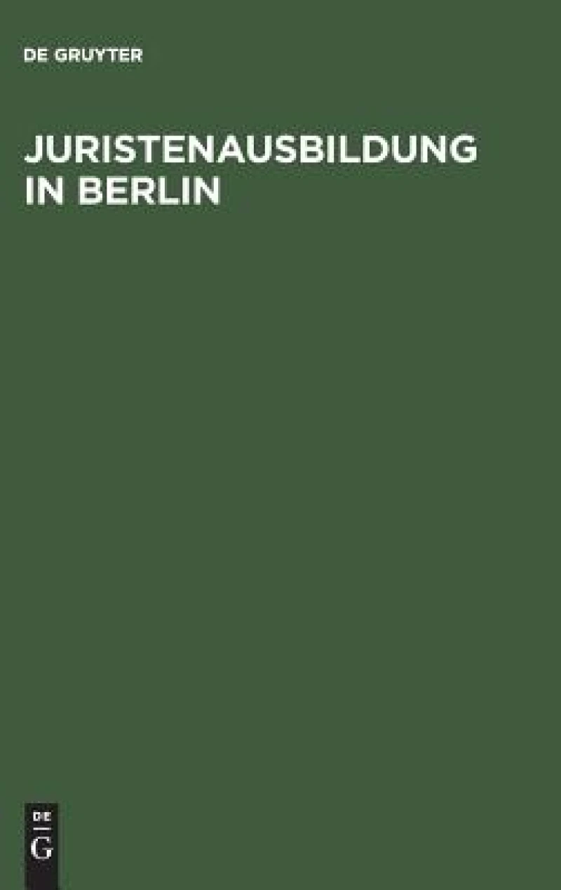 Juristenausbildung in Berlin