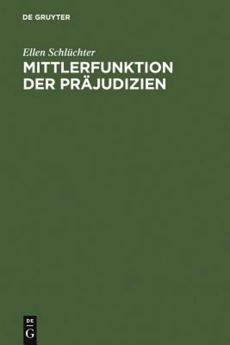 Mittlerfunktion der Präjudizien
