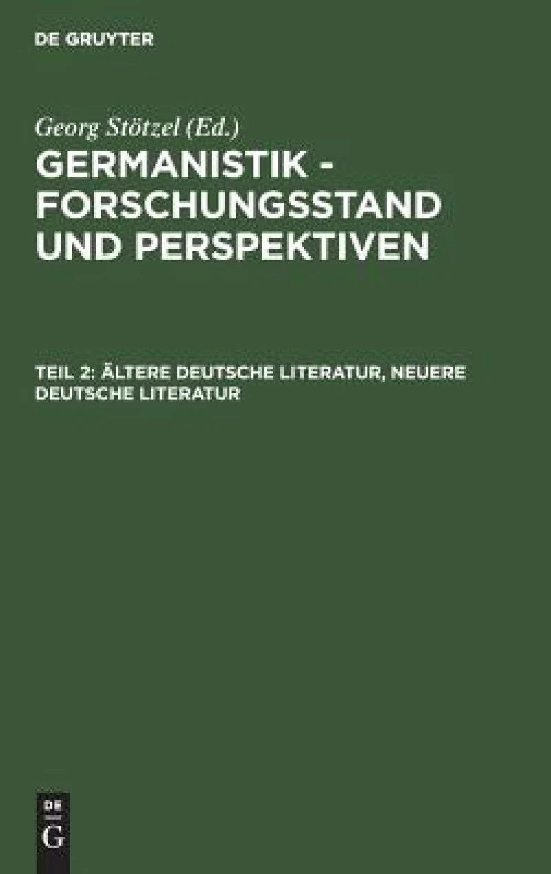 Ältere Deutsche Literatur, Neuere Deutsche Literatur