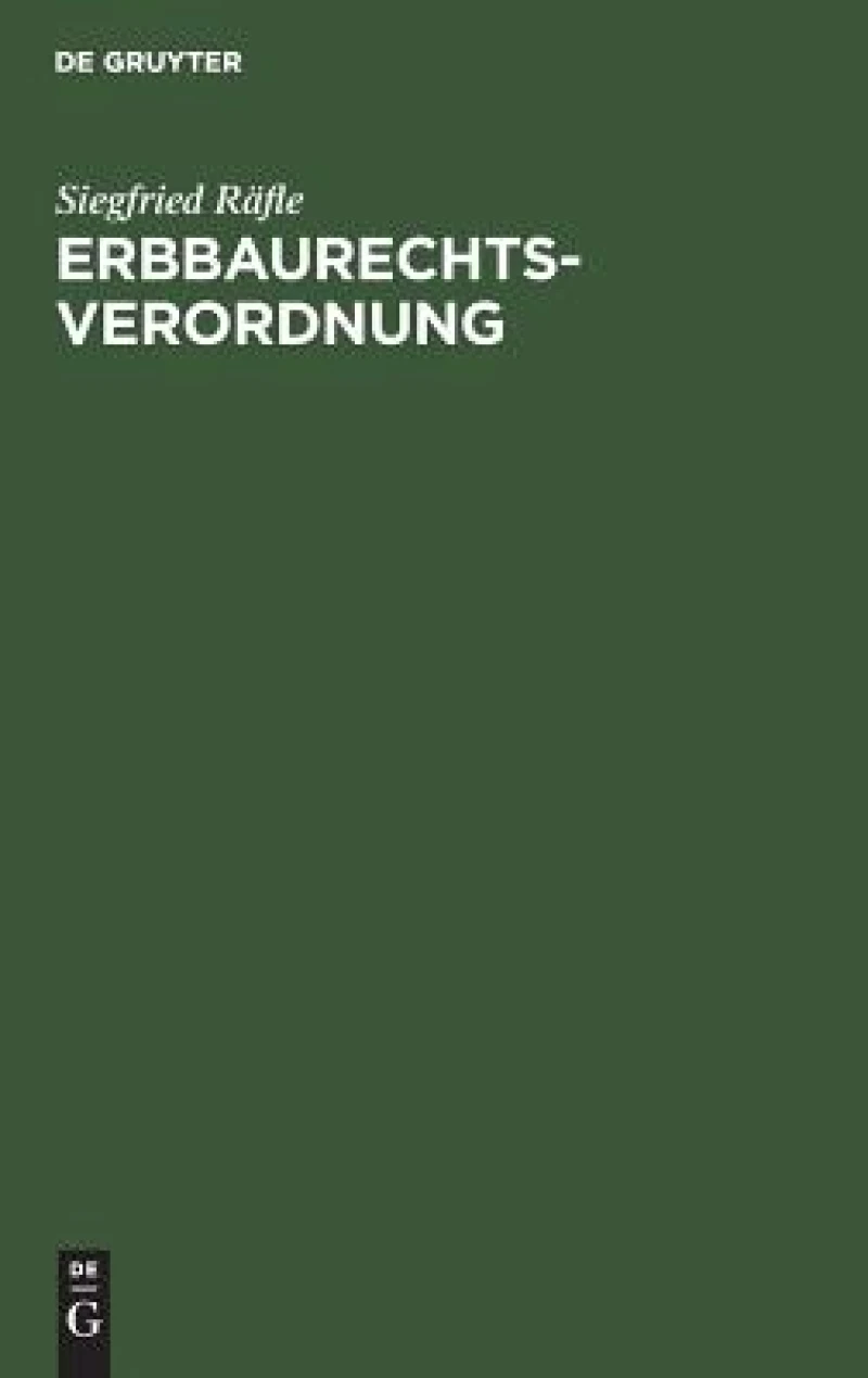 Erbbaurechtsverordnung