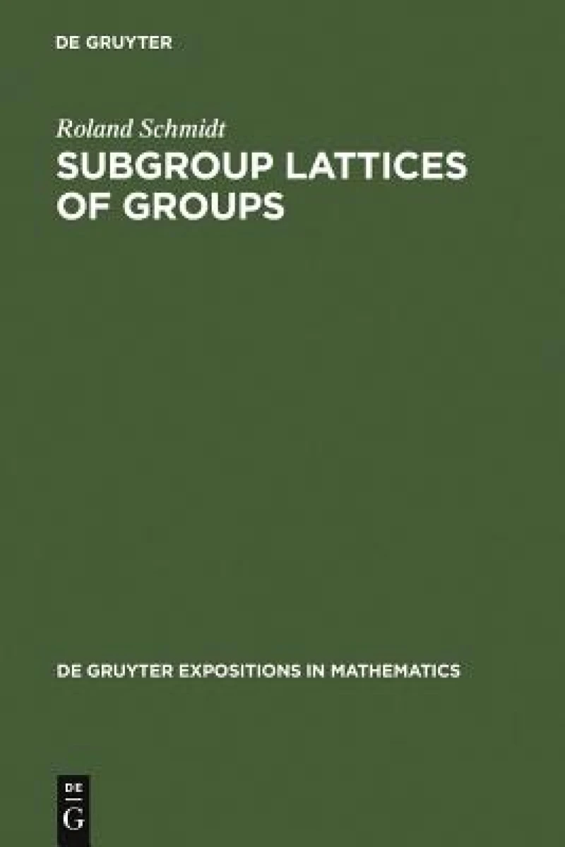 Subgroup Lattices of Groups
