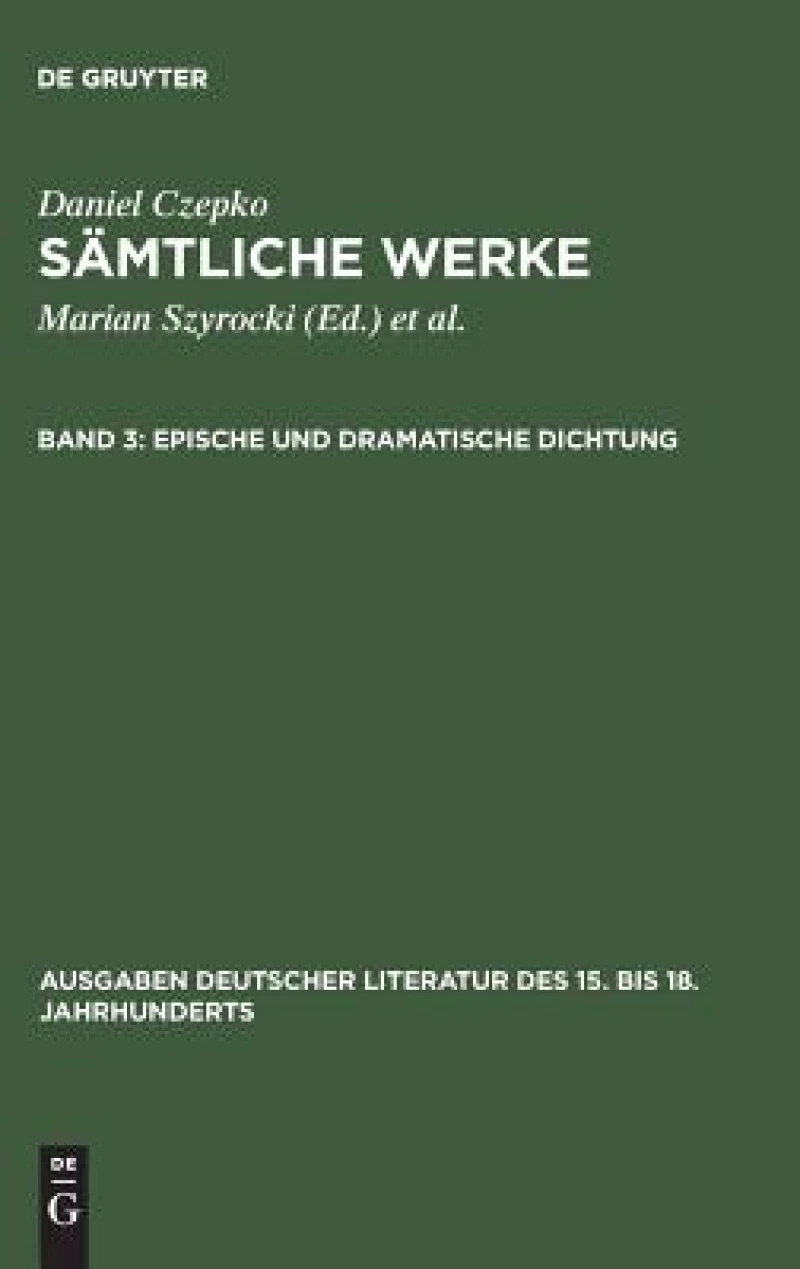 Epische Und Dramatische Dichtung