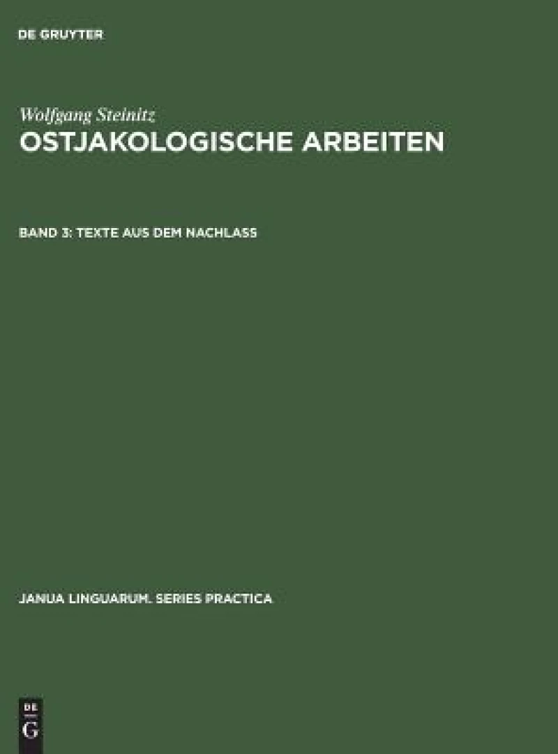 Texte aus dem Nachlass