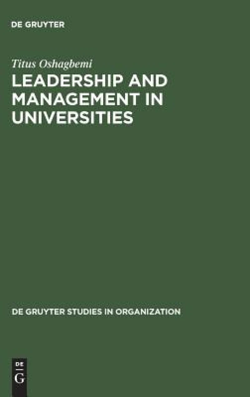 Leadership and Management in Universities