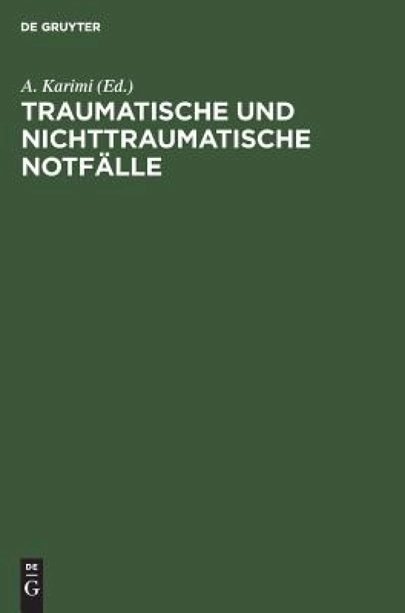Traumatische und nichttraumatische Notfälle