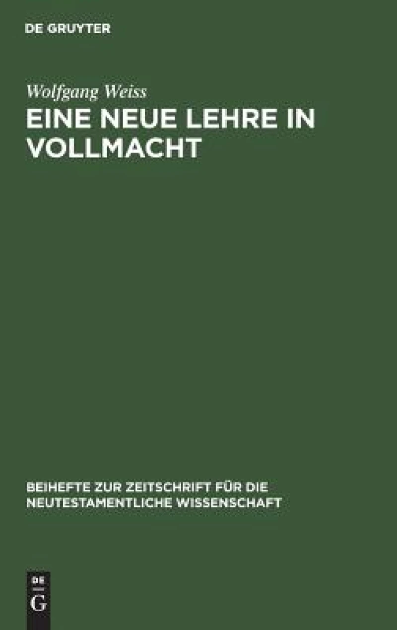 neue Lehre in Vollmacht