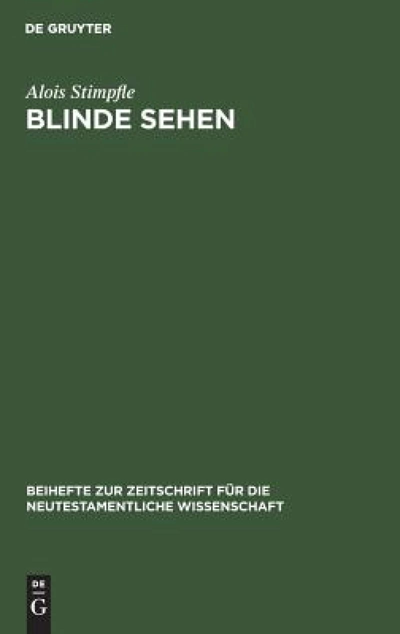 Blinde Sehen