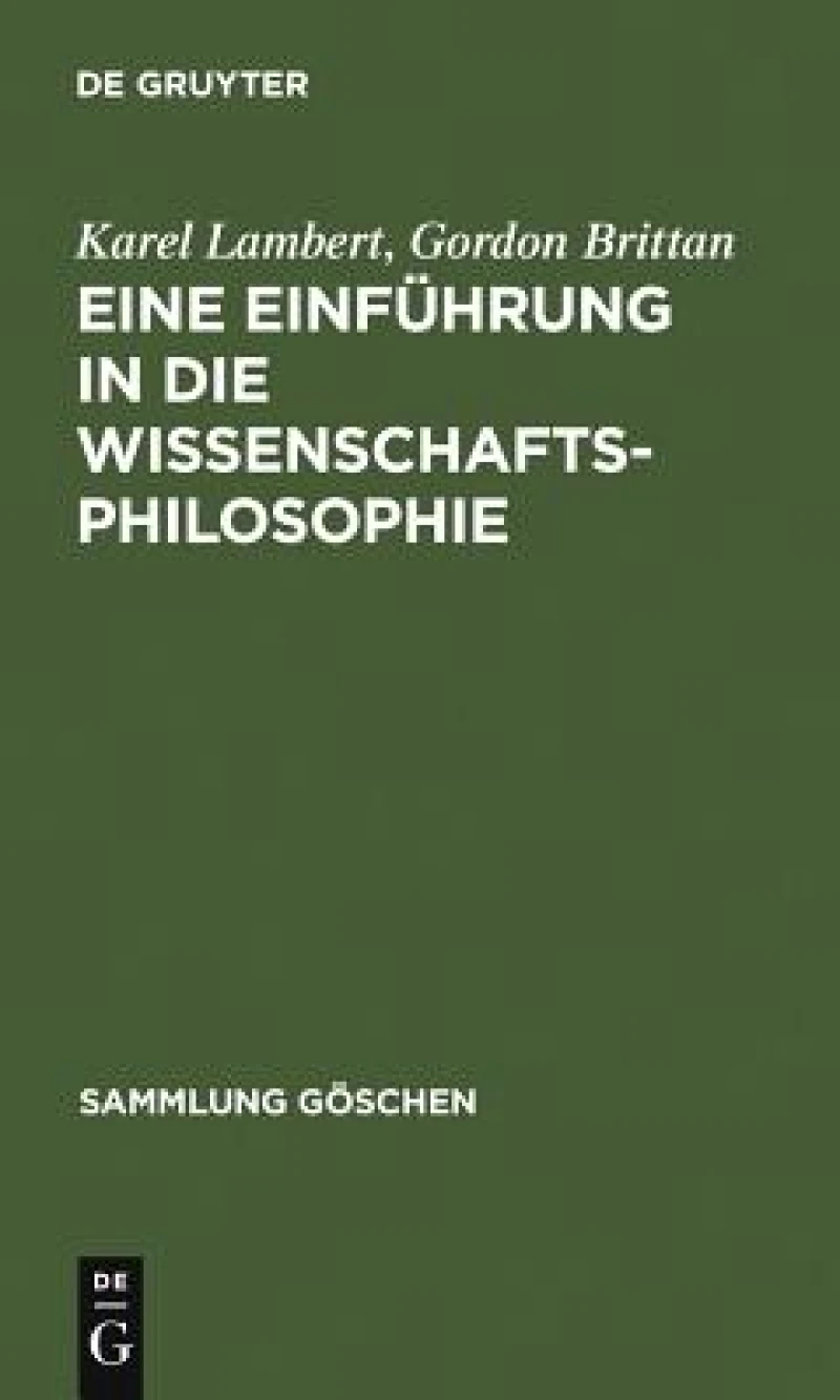 Einführung in die Wissenschaftsphilosophie