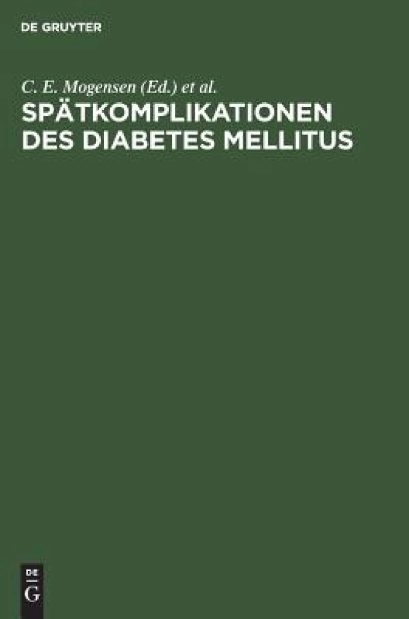 Spatkomplikationen Des Diabetes Mellitus