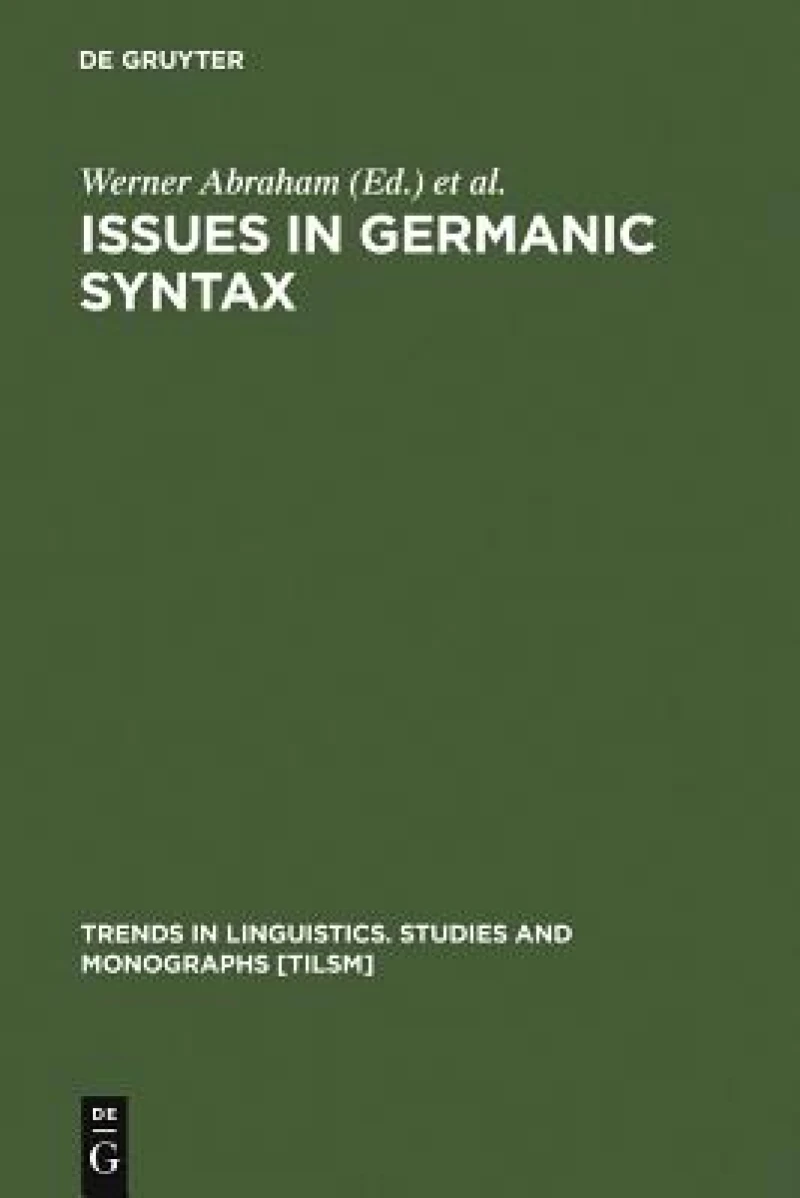 Issues in Germanic Syntax