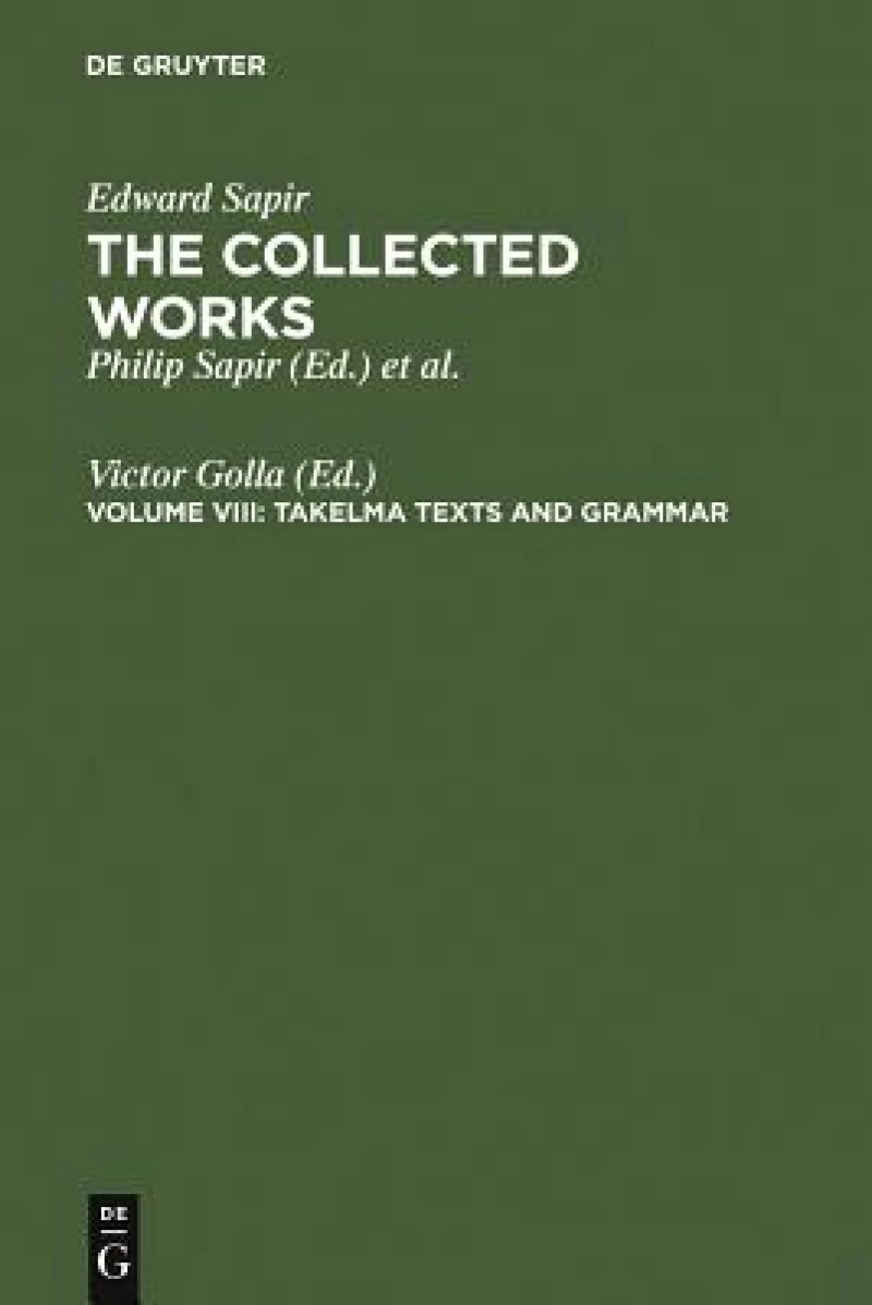 Takelma Texts and Grammar