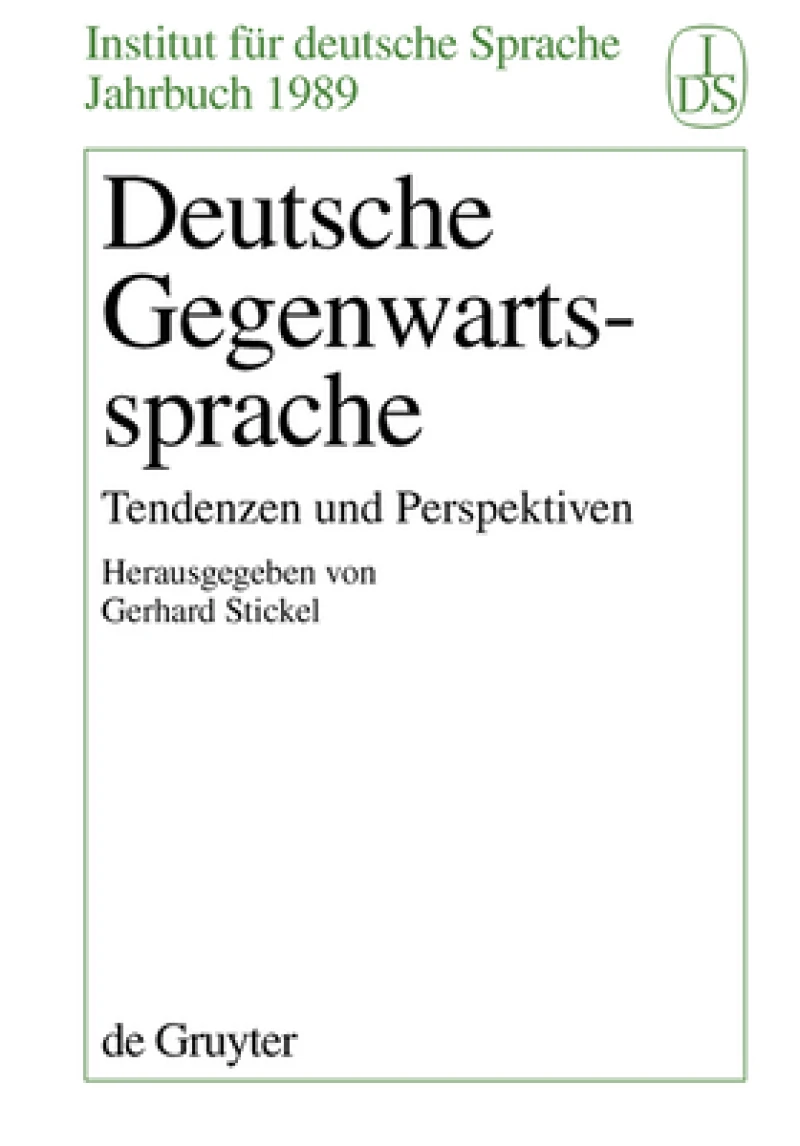 Deutsche Gegenwartssprache