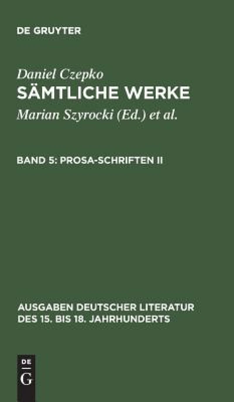 Prosa-schriften II