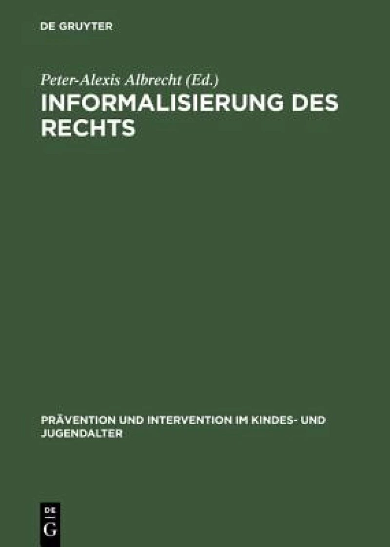 Informalisierung Des Rechts