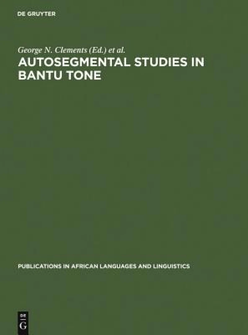 Autosegmental Studies in Bantu Tone