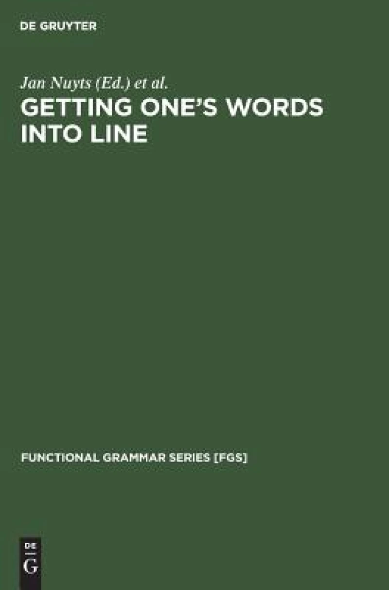 Getting One''s Words into Line
