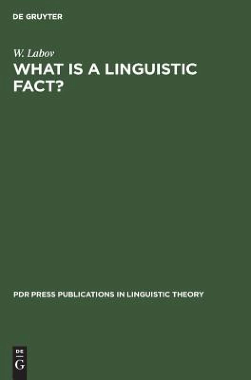 What Is a Linguistic Fact?