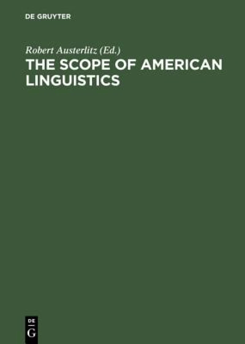 Scope of American Linguistics