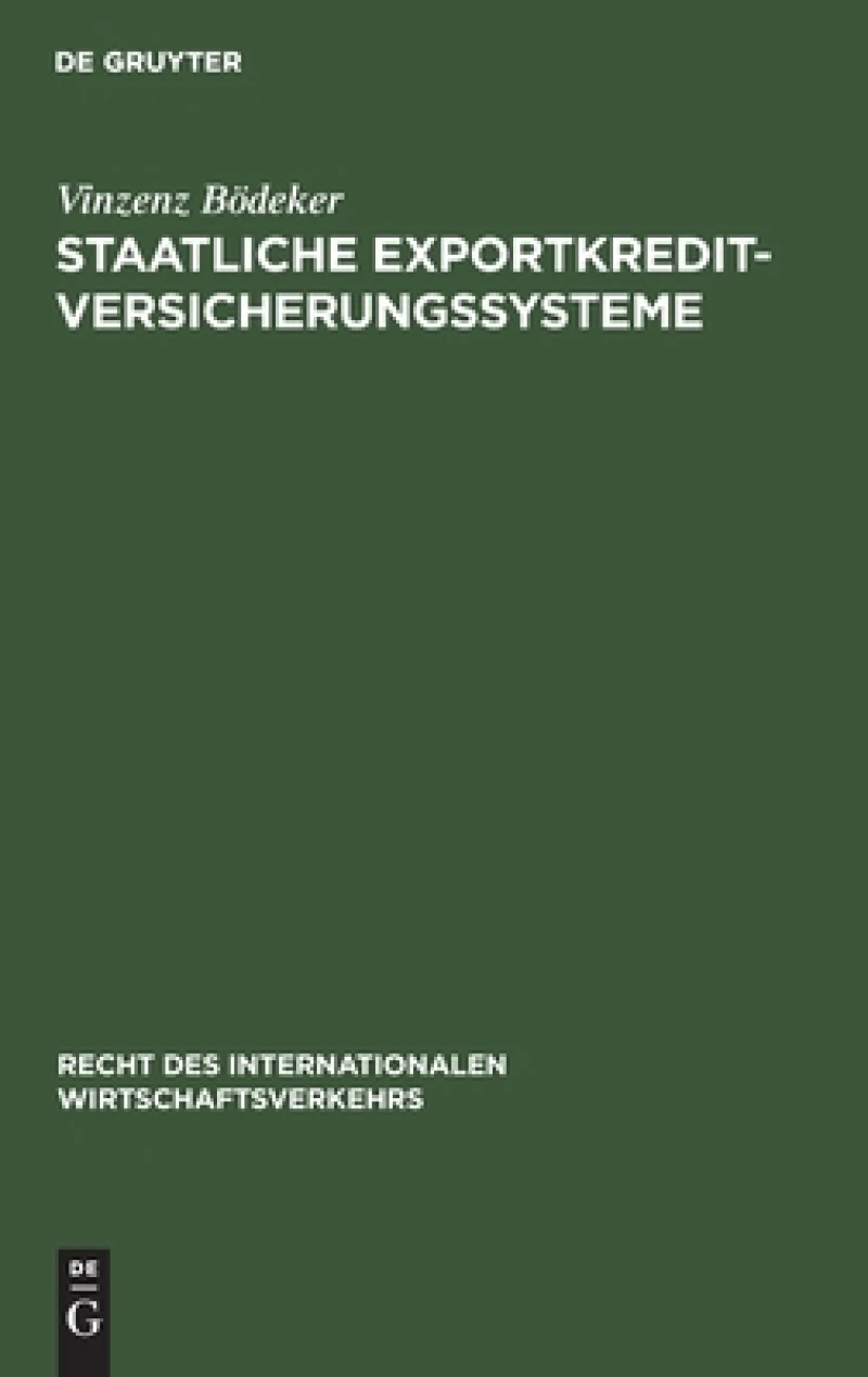 Staatliche Exportkreditversicherungssysteme