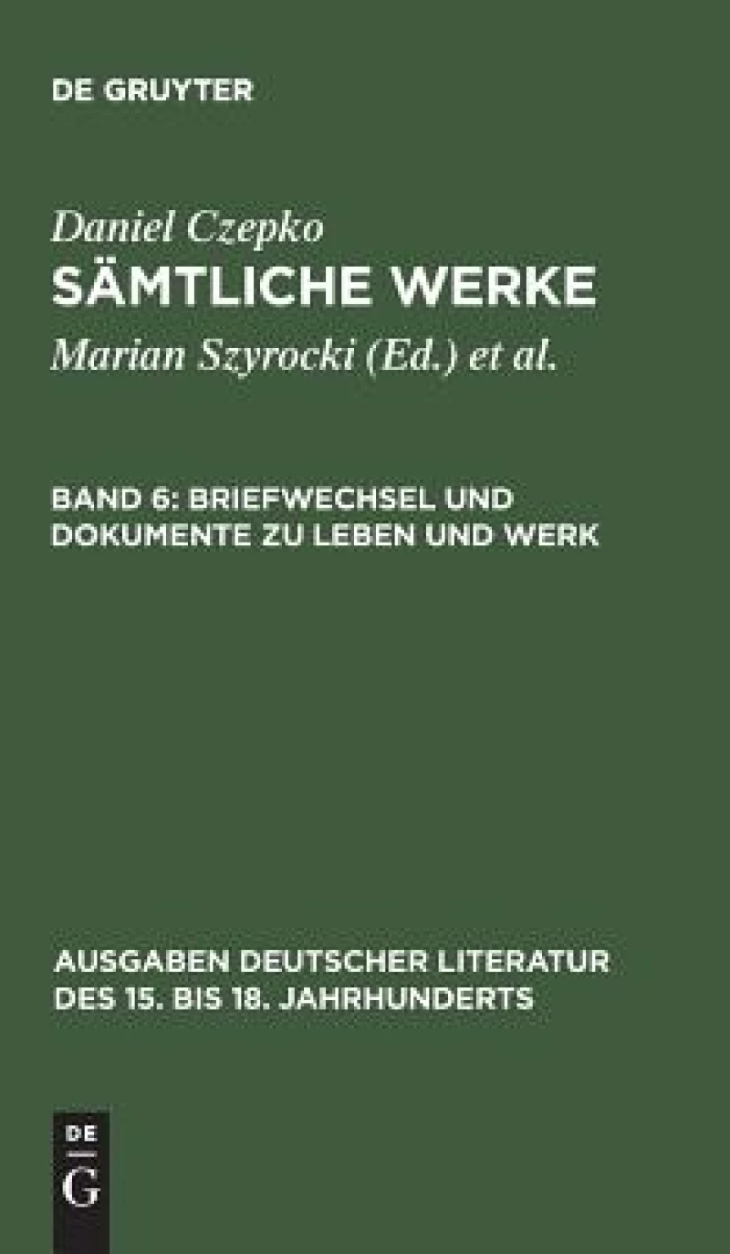 Briefwechsel Und Dokumente Zu Leben Und Werk